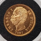 Italia: 20 lire 1881 kv. 01 thumbnail