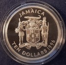 Jamaica: 10 dollars 1996 - stafett (nr. 1) thumbnail