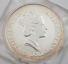 Australia: 5 dollars 1991 - 1 oz i 999 S thumbnail