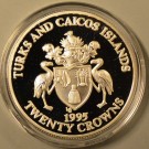 Turks and Caicos Islands: 20 crowns 1995 (1) thumbnail