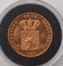 Nederland: 10 gulden 1875 kv. 0/01 thumbnail