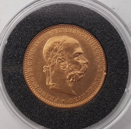 Østerrike: 20 corona 1897 kv. 1+/01