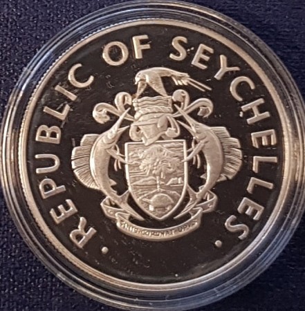 Seychellene: 25 rupees 1995
