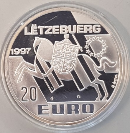 Lëtzebuerg: 20 euro 1997 - Michel Lentz