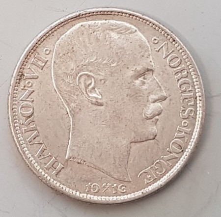 1 kr 1916 kv. 1/1+