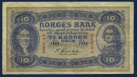 10 kr 1933 S.8130969 kv. 1-