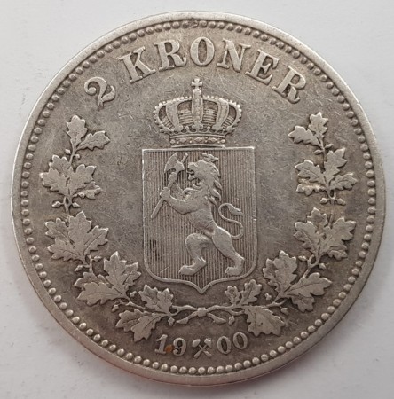 2 kroner 1900 kv. 1 (nr 3)