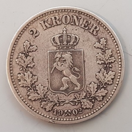 2 kroner 1902 kv. 1 (nr. 1)