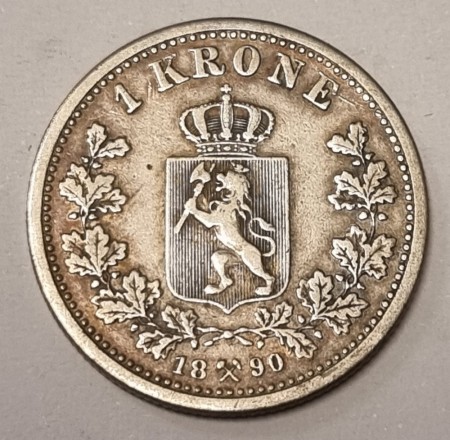 1 kr 1890 kv. 1