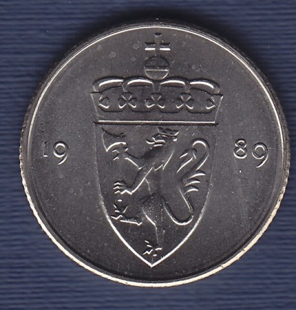 50 øre 1989 kv. 0