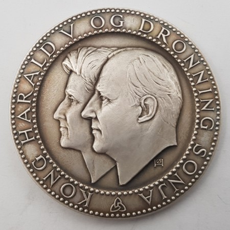17. mai medalje 1992 - Kongeparet