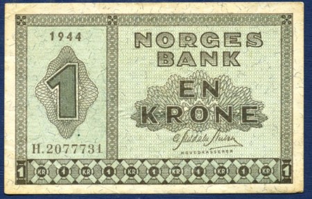 1 kr 1944 H.2077731 kv. 1-