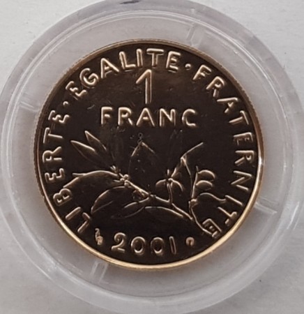 Frankrike: 1 franc 2001