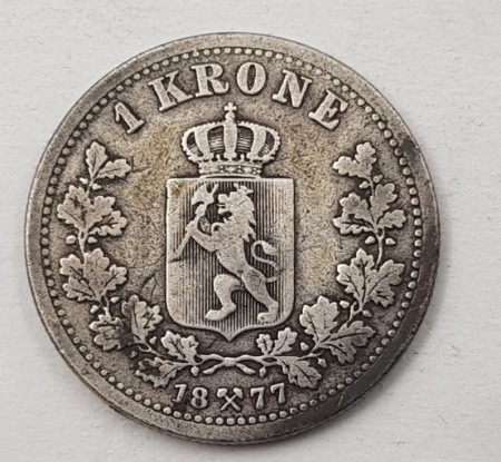 1 kr 1877 kv. 1/1-