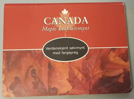 Canada: 5$ Maple Leaf 1999 (farvelagt) nr. 1
