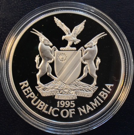 Namibia: 10 dollars 1995 FN