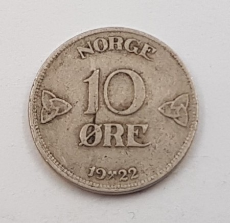 10 øre 1922 kv. 1
