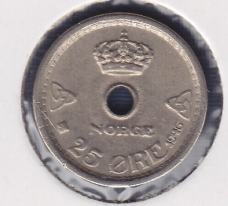 25 øre 1946 kv. 1