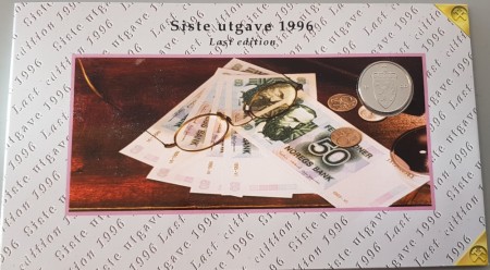 Siste utgave 1996 50 kr/50 øre