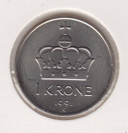 1 kr 1991 kv. 0