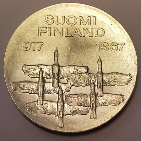 Finland: 10 markkaa 1967 kv. 01