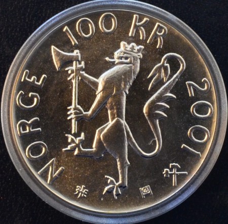 100 kr 2001 - Nobel (1)