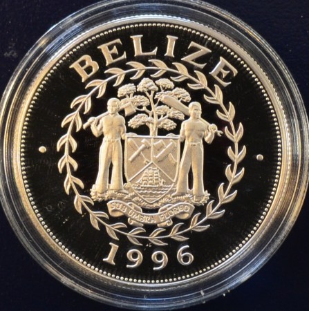 Belize: 10 dollars 1996